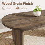 Tavolo da pranzo, scrivania per computer, scrivania moderna da ufficio, postazione di lavoro in legno, piano ispessito e base robusta, adatta per cucine, uffici e case