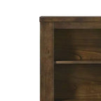 Cassettiera/Mobiletto Laterale Decorativo, Finitura Rovere, Legno e MDF, Nessun Montaggio Richiesto