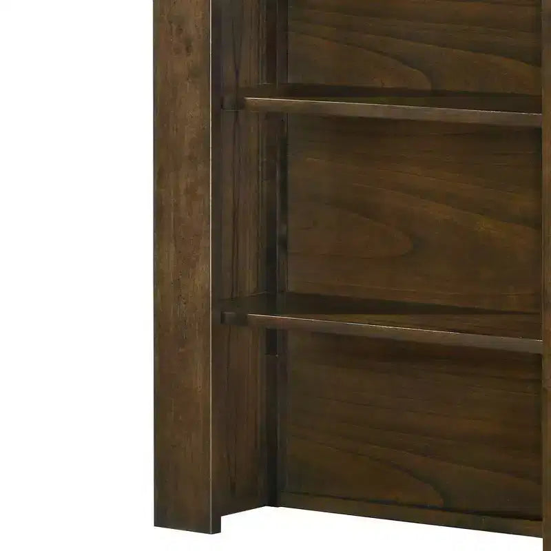 Cassettiera/Mobiletto Laterale Decorativo, Finitura Rovere, Legno e MDF, Nessun Montaggio Richiesto