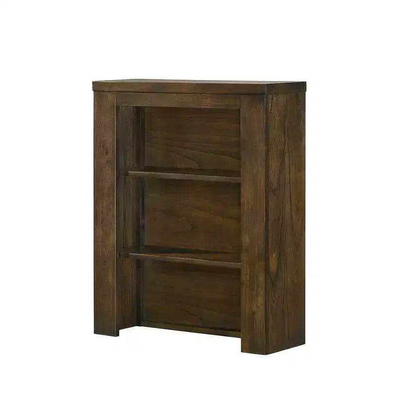 Cassettiera/Mobiletto Laterale Decorativo, Finitura Rovere, Legno e MDF, Nessun Montaggio Richiesto