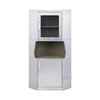 Acme Furniture Brancaster Decorative Storage Cabinet Aluminum