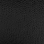 Tavolino rotondo in alluminio stile marocchino, texture organica, finitura nera, nessun montaggio