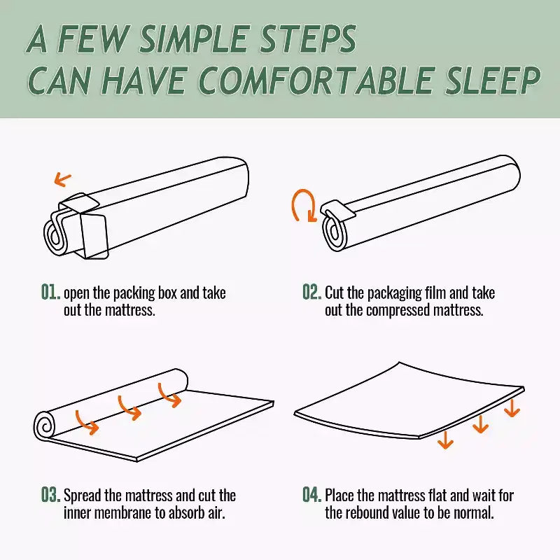 10 Inch Green Tea Cooling Gel Memory Foam Mattress, Fiberglass Free, CertiPUR-US Certified, Bed-in-a-Box