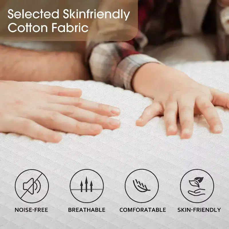 5 Inch Gel Memory Foam Mattress, CertiPUR-US Certified, Fiberglass Free, Non-Slip Bottom, Bed-in-a-Box